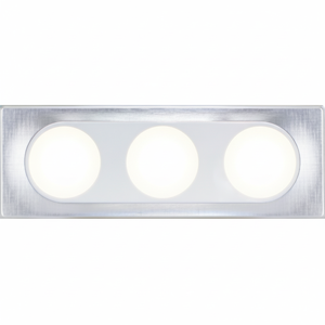 COMETE SOUL 3-Gang <b>Wall</b> <b>Switch</b> Plate - Product Image 1