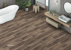 Carreaux de sol en bois au design de luxe de haute qualité 200x1200mm en porcelaine Carreaux de planche de bois décoratifs pour murs et sol - Product Image 4