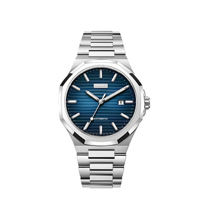 Montres automatiques octogonales classiques en acier inoxydable 316L avec logo personnalisé OEM, mouvement Miyota, montre mécanique pour homme, luxe - Product Image 1