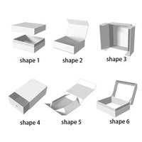 Boîte en papier pliable personnalisée, boîtes rigides, emballage plat, emballage écologique, boîtes en papier avec fermeture magnétique