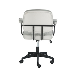 Elegante Silla de escritorio de Tela Gris claro con brazos - Product Image 5