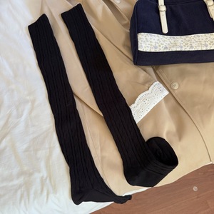 <span class=keywords><strong>Calze</strong></span> al ginocchio da donna serie Miu, modello canapa, sottili e dolci, lunghezza a maglia, non scivolano, Primavera Autunno 2025 - Product Image 6