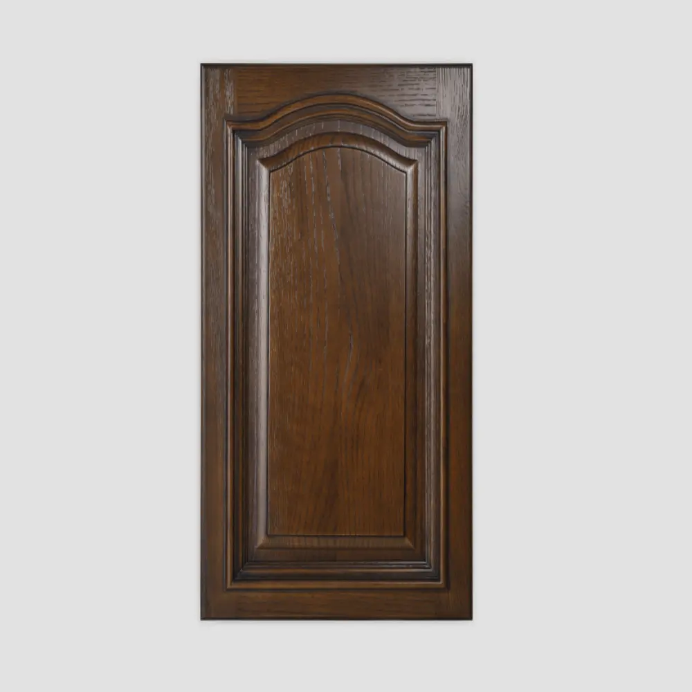 Porta dell'armadio da cucina in legno massello armadio da cucina in legno di quercia rossa porta dell'armadio da cucina di fascia alta all'ingrosso