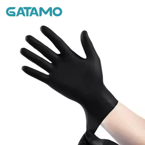 BG24 China Manufacturers <strong>Red</strong> Kitchen Garden Nitrile Exam <strong>Gloves</strong> Powder-free Disposable Synthetic Nitrile <strong>Gloves</strong> 10 Boxes of 100 - Product Image 4