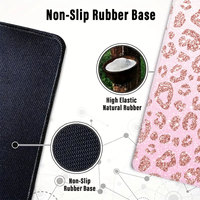 Tapis de souris de bureau avec base en caoutchouc antidérapant, plusieurs tailles disponibles, tapis de souris de haute qualité avec artisanat de bord de verrouillage