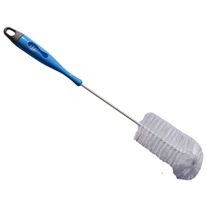 Ensemble de brosses à bouteilles 2-en-1, fourniture d'usine, couleur personnalisée, outils de nettoyage de cuisine, matériau PP de qualité - Product Image 4