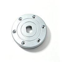 Plaque d'adaptation à bride en aluminium usinée CNC sur mesure, plaque de connexion circulaire en aluminium anodisé, disque à bride usiné CNC sur mesure