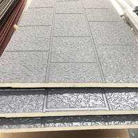 Panneaux muraux extérieurs Panneaux muraux légers en béton préfabriqué pour l'entrepôt Panneaux sandwich en métal sculpté