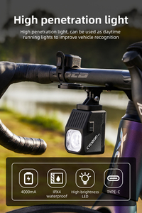 Cyclami <span class=keywords><strong>2025</strong></span> siêu sáng GOPRO không dây điều khiển từ xa xe đạp ánh sáng phía trước dẫn đêm cưỡi xe đạp ánh sáng cut-off dòng - Product Image 5