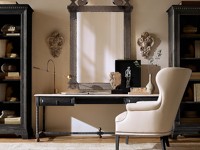 Armoire de luxe moderne avec portes vitrées et tiroirs, meuble de rangement architectural pour chambre à coucher, ensemble de mobilier haut de gamme pour hôtel et maison