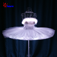 Jupe de ballet lumineuse LED de haute qualité, robe de danse lumineuse pour spectacle, carnaval, fête, performance sur scène, costume