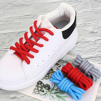 Lacets tressés en polyester O-MAK WO603R960 de 6 mm d'épaisseur, longueur personnalisée, pour bottes Martin, baskets décontractées et chaussures de sport