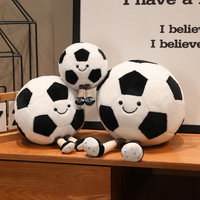 Vente en gros usine : Jouets en peluche de football ultra doux et réalistes, poupées pour machine à griffes, anti-stress, cadeaux d'anniversaire idéaux pour enfants