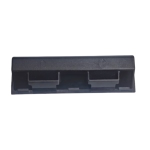 P2 Series Modern Large Size <strong>Matte</strong> <strong>Black</strong> Plastic Snap-in File Cabinet <strong>Door</strong> Handle Durable Recessed Cabinet Pull for School Use - Product Image 3