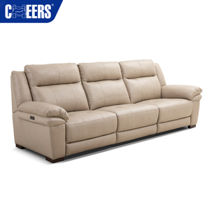 <span class=keywords><strong>MANWAH</strong></span>-Sofá de salón de 3 plazas extensible reclinable, tapizado de cuero sintético moderno, con USB - Product Image 4