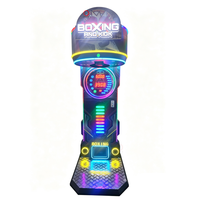 Máquina de Juego Arcade BH 2 en 1 de Boxeo y Prueba de Fuerza de Patada, Operada con Monedas, para Mayores de 6 Años, Enchufe Universal