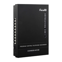 Système PABX Vintelecom MD108 avec 1 prise Co-Line EU/US pour application SOHO