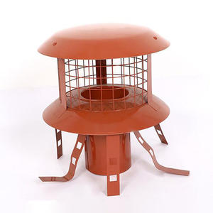 <span class=keywords><strong>Stufa</strong></span> Accessori di Terracotta Vernice Top Chimney Cappuccio con Uccello Guardia - Product Image 1