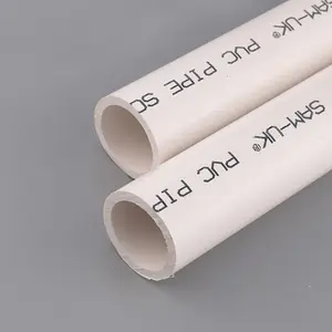 Fabricante de PVC al por mayor 1/2 ''-4'' Todos los tamaños SCH 40 80 ASTM 2846 Tubería de agua Tubería de pvc blanco de 10 pulgadas de diámetro