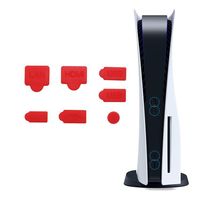 Kit de protection anti-poussière en plastique 4 couleurs pour PS5 Console Interface Cover Suite pour Playstation 5 Accessoires