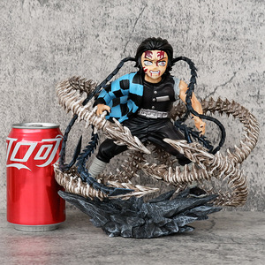 Statuetta Decorativa in PVC di Alta Qualità di <span class=keywords><strong>Tanjiro</strong></span> <span class=keywords><strong>Kamado</strong></span> da Demon Slayer in Posizione di Combattimento, 27,5 cm, Regalo per Appassionati di <span class=keywords><strong>Anime</strong></span> - Product Image 3