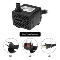 Zaohetian Cool Coloré Lumière Aquarium Fish Tank avec Pompe De Piscine D'eau IP67 Article Chaud Longueur De Câble 1.5m EU/UK/US Plug