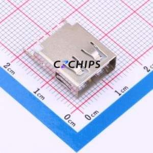 USB180-12-T2-W USB Connector Through hole Component (THT) Connector Type-A USB 2.0 Female Through Hole - Product Image 1