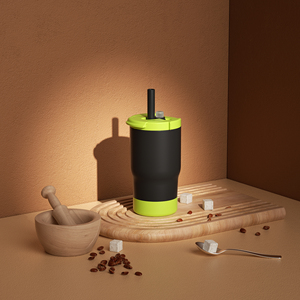 Bouteille d'eau isotherme portable Houroffer en acier inoxydable violet avec couvercle à paille pour le bureau, la salle de sport et les voyages – Double paroi isolée – Nouveauté - Product Image 4