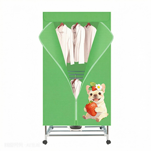 Dortoir à 3 niveaux Mini-séchoir pour vêtements à la maison Support de <span class=keywords><strong>sèche</strong></span>-<span class=keywords><strong>linge</strong></span> électrique chauffant compact portable - Product Image 1