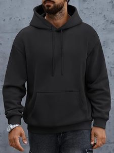 Sudadera con Capucha Oversize para Hombre, de Forro Polar, con Cordón y Bolsillos, Ideal para Otoño e Invierno - Product Image 2