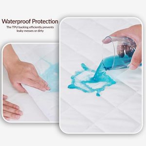 Coprimaterasso Trapuntato Ultra Morbido e Traspirante, Impermeabile e Anti-Cimici, per Letti Queen e King, per Uso Domestico - Product Image 3