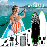 Funwater Wholesale CE 11 'Haute qualité gonflable Isup Surf Sup Stand up Paddle Board Soft Board Paddlesurf Surfboard SUP Board