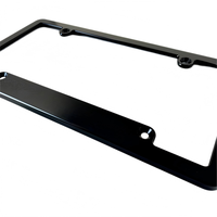 Support de plaque d'immatriculation en aluminium 6061 usiné CNC sur mesure de précision, fourni par l'usine