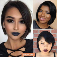 Joedir droite Bob perruques courtes pour les femmes noires Pixie Cut perruque cheveux humains meilleure vente chaude brésilienne Remy perruque de cheveux