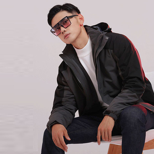 Nouvelle veste d'hiver pour homme, à manches longues, respirante, coupe-vent, avec poches chaudes, veste trois-en-un, vestes d'extérieur - Product Image 3