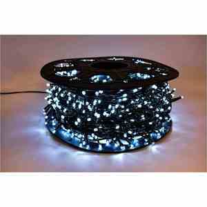 1500 LUMIÈRES DE NOËL LED BLANC GIVRE AVEC TRANSFORMATEUR 75+2MT - Product Image 1