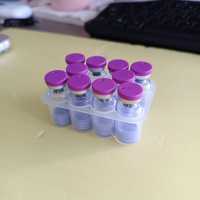 Poudre de peptide de cuivre bleu GHK-CU 99% haute pureté, qualité alimentaire, certifiée HPLC, CAS 49557-75-7, flacon pour la régénération cutanée