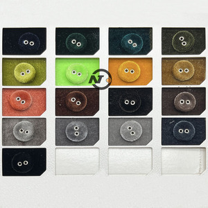 Quần Áo Mercerie Hai Lỗ Hàn Quốc Vàng Nhung Vải Bao Phủ Personnalisable Nút Phụ Kiện Tự Làm Matriel Sản Xuất - Product Image 3