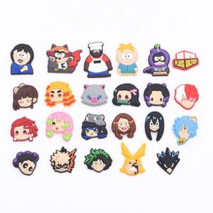 1pcs Charms de chaussures de manga japonais Hot Anime <span class=keywords><strong>My</strong></span> <span class=keywords><strong>Hero</strong></span> <span class=keywords><strong>Academia</strong></span> PVC Shoe Accessories Decoration Fit shoe charms Party Kids Gifts - Product Image 1