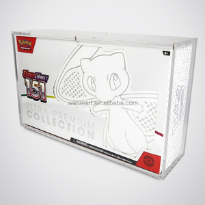 151 Mew Ultra Premium Collection Étui en acrylique avec couvercle magnétique pour Pokémon TCG Scarlet & Violet <span class=keywords><strong>Pokemon</strong></span> Card Boîte en acrylique - Product Image 1