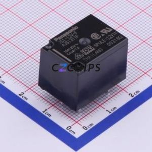 JS1-12V-F Power Relay Through hole Component THT,16x22mm Relay 12V 1 Changeover: 1C SPDT-Changeover::: 250V-AC/100V-DC AgSnO2 - Product Image 1