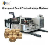 Ligne de production de boîtes en carton ondulé à grande vitesse avec impression flexographique, rainurage et découpe intégrés, machine de fabrication de cartons en ligne