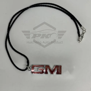 Ciondolo Decorativo Personalizzato per Auto con Logo G M C, Pendente in Metallo con Catena - Product Image 4