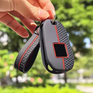 Housse de porte-clés de voiture en Silicone, pour Peugeot 208 308 408 508 2008 3008 4008 5008, pour citroën C3 <span class=keywords><strong>C4</strong></span> <span class=keywords><strong>CACTUS</strong></span> C6 C8, <span class=keywords><strong>accessoires</strong></span> - Product Image 3