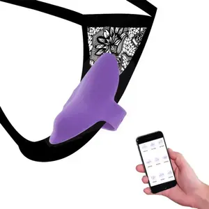 Smart App Control Panty Vibrators Wholesale Pocket Vibrating Egg Long Distance Wearable Panties Remote App Vibrators