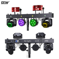 GEVV Projecteur DJ Portable 5-en-1 DMX Beam Butterfly Laser Strobe Par LED Moving Head avec Support