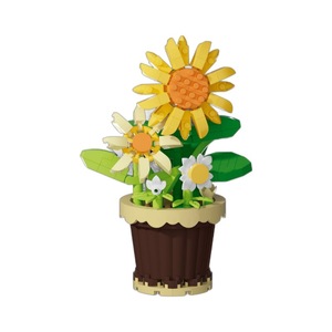 Giáo Dục Trẻ Em Đồ Chơi Nhựa Mini Gạch Xây Dựng Khối Bộ Cho Làm Vườn Nhân Tạo Hoa Trang Trí Nhà Máy Chậu Mô Hình Đồ Chơi - Product Image 1