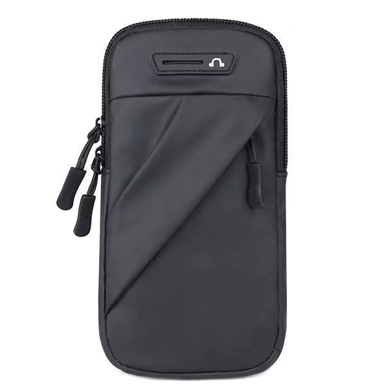 Fashion Waterproof Leather Sports Fitness Arm Bag for Huawei/Vivo Mobile Phone-Outdoor Running Morning & Night Use