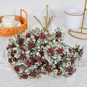 Rama de Flores Artificiales Laixing, Plástico Suave, Decoración para el Hogar, Decoración para Bodas - Product Image 3