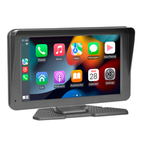 7.0 pouces Dash Cam sans fil Carplay Android Auto voiture tableau de bord enregistrement vidéo WIFI GPS Navigation boucle enregistrement voiture Dvr